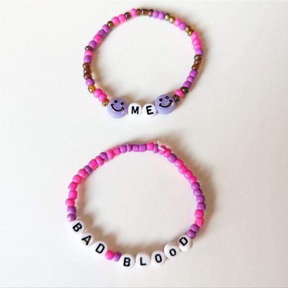 4 Taylor Swift Handmade Bracelets Bad Blood Combo - Picture 3 of 4